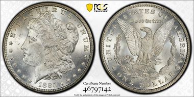 1885-CC $1 MS62