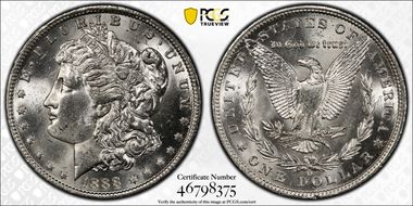 1888-O $1 MS62