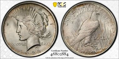 1922 $1 MS65