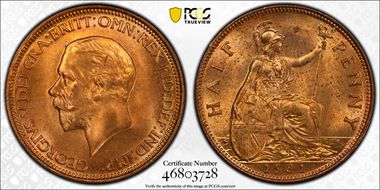 1931 1/2D S-4058 MS64RD