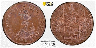 1667 Jeton Dugn-4243 Brussels MS62BN