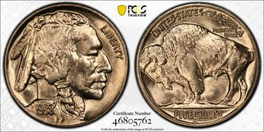 1938-D 5C Buffalo MS65