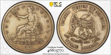 1876-S T$1 XF40