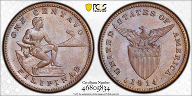 1914-S 1C MS64BN