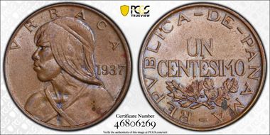 1937 1C KM-14 MS63BN