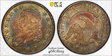 1827 50C O-106 MS63+