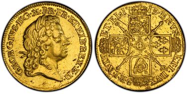 1715 Guinea S-3630 3rd Bust N1