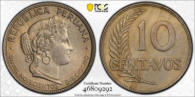 1918 10C KM-214.1 MS63