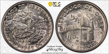 1952 10C Republic MS63