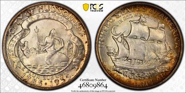 1935 50C Hudson MS65