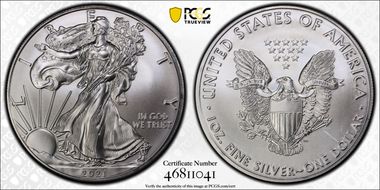 2021 $1 Silver Eagle - Type 1 MS69