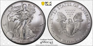 2021 $1 Silver Eagle - Type 1 MS69