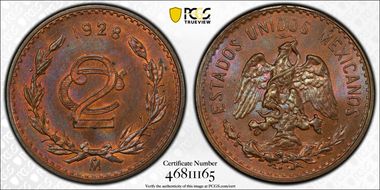1928-Mo 2C MS65BN