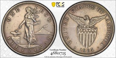 1905-S Peso Allen-16.06 Curved Serif N1