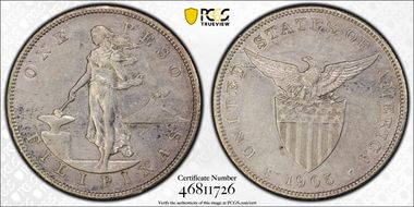 1905-S Peso Allen-16.06 Curved Serif N1