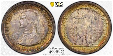 1921 50C Missouri MS63