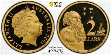 2001 $2 PR69DCAM