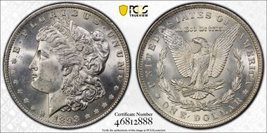 1893 $1 MS64