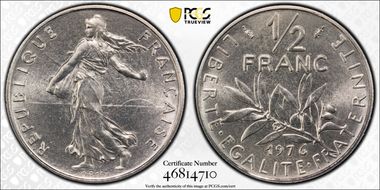 1976 1/2 Fr Gad-429 MS68