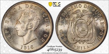 1916-Phila Decimo MS64