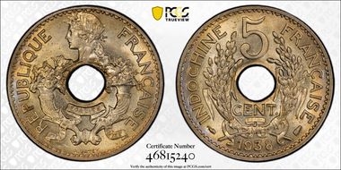 1938 5C Lec-120 Maillechort MS63