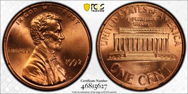 1992 1C MS67RD