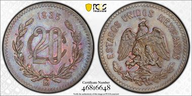 1935-Mo 20C KM-437 MS66BN