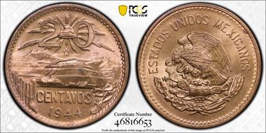 1944-Mo 20C MS66RB