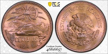 1944-Mo 20C MS66RB