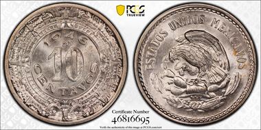 1946-M 10C KM-432 MS65