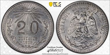 1925-Mo 20C MS63