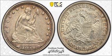 1874 25C Arrows XF45