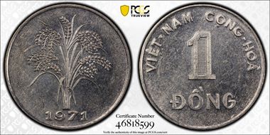 1971 Dong Nickel-Clad Steel MS65