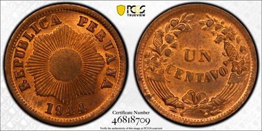 1944 1C KM-211a Curved Value MS64RB