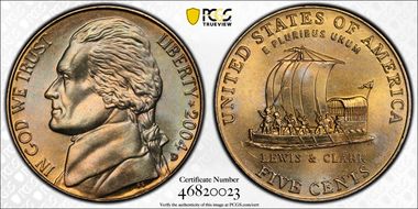 2004-D 5C Keel Boat MS65