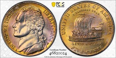 2004-P 5C Keel Boat MS64