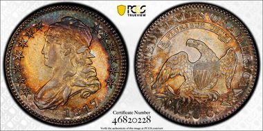 181.7 50C Punctuated Date AU53+