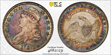 1818/7 50C Small 8 XF45