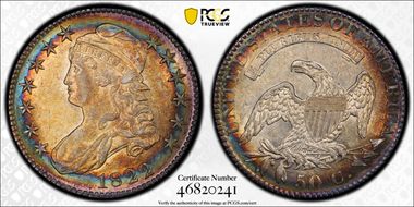 1822 50C AU55
