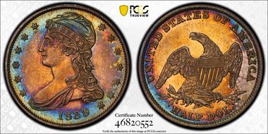 1839 50C GR-8 AU55