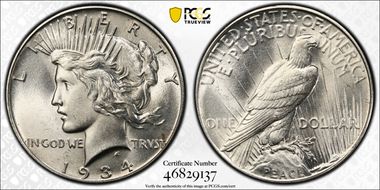 1934 $1 MS61