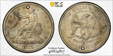 1875-S T$1 Type I/I N1