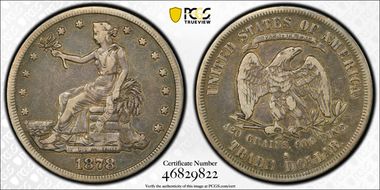 1878-S T$1 Trade VF20