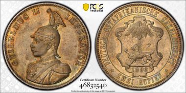1893 2 Rup J-714 N1