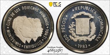 1983 300 P X#5 Human Rights Ag PR67DCAM