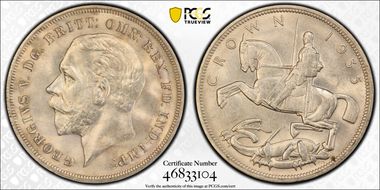 1935 Crown S-4048 .500 Silver MS63