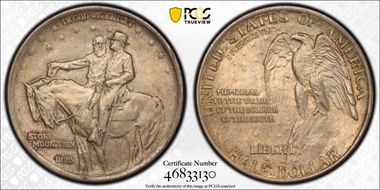1925 50C Stone Mountain MS64