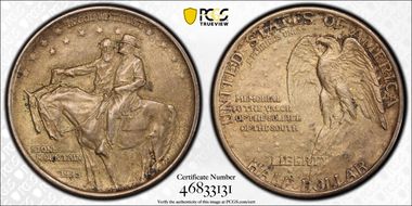 1925 50C Stone Mountain MS63