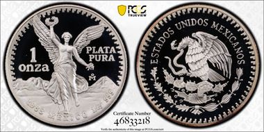 1988-Mo Onza Libertad Ag PR69DCAM