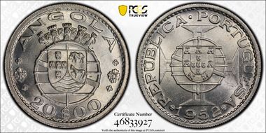 1952 20 Esc MS63